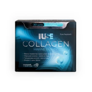IUSE Collagen Marine Beauty морський колаген у шотах 30 саше