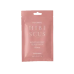 Pink sachet packaging for Hibiscus cold brew scalp treatment; reads 'HIBISCUS', 'COLD BREW', 'MOISTURIZING SCALP PACK' and size 50ml.