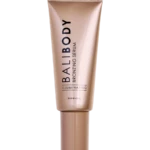 Tube of Balbody Bronzing Serum — Illuminating, in rose-gold packaging, standing upright