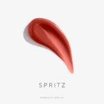 Brand logo for Spritz cosmetics featuring a glossy red swoosh above the text 'SPRITZ' and the site ekabeauty.com.ua