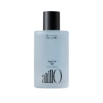 Light blue perfume bottle with a black cap, branded 'anillO', labeled 'Shower Time Parfum Mist' on the front.