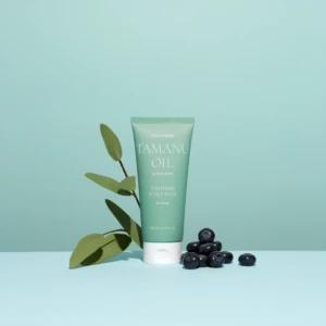 Заспокійлива маска для шкіри голови з олією таману Tamanu Oil Soothing Scalp Pack with Black Currant Rated Green