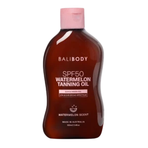 Олія для засмаги з насінням кавуна SPF 50 Watermelon Tanning Oil SPF 50 Bali Body 100 мл