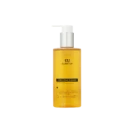 Yellow cleanser bottle with white pump against a black background; label reads 'Hydro Foam Cleanser'.